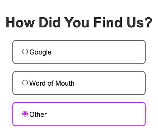 :has() selector example to style border of list item that contains checked input element