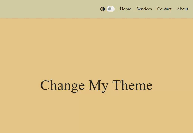 Now the switch between dark and light mode happens with a smooth transition
