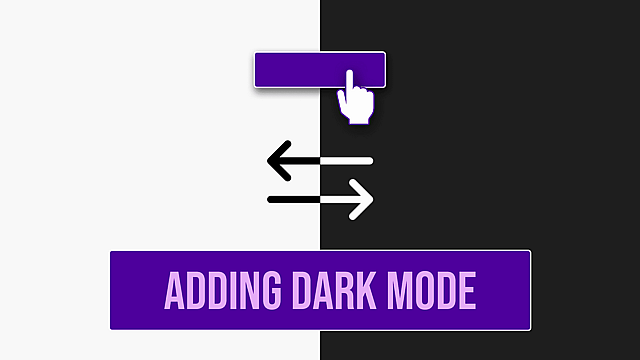 Article thumbnail for Adding Dark Mode with CSS & JavaScript