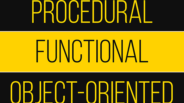 Article thumbnail for Functional vs OOP vs Procedural