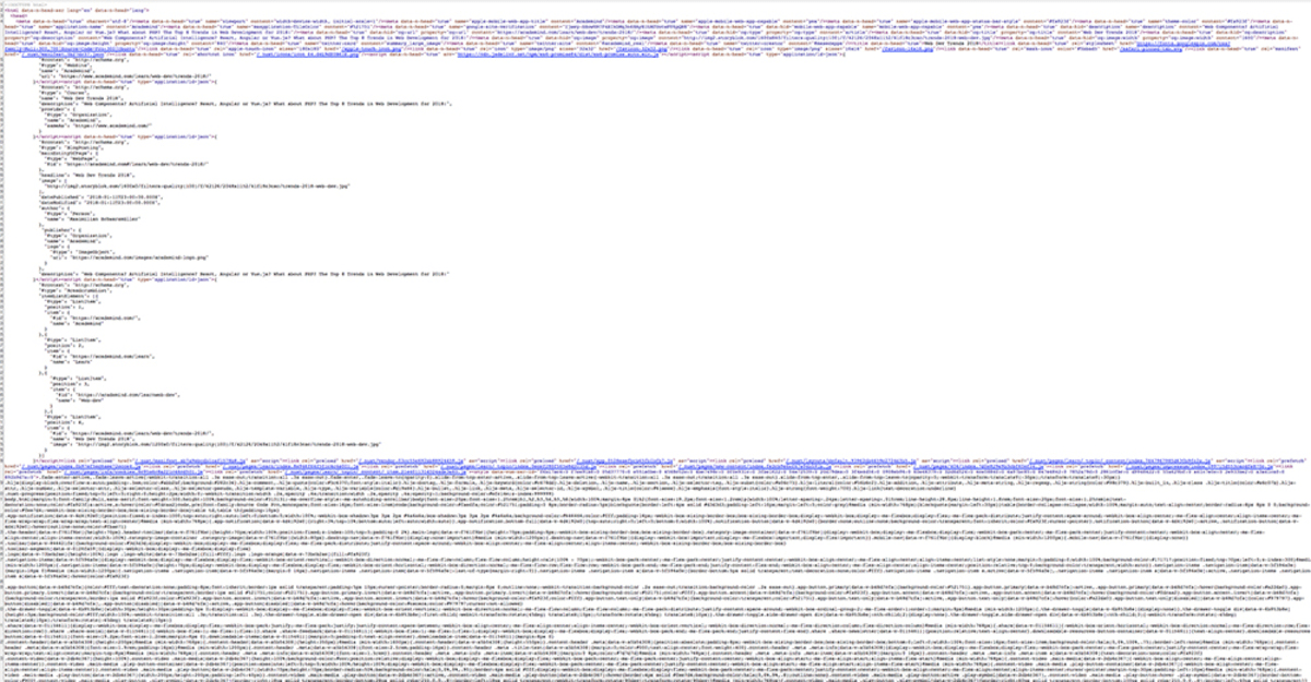 So much content for the crawler!