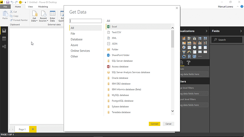 Power BI - Data Sources