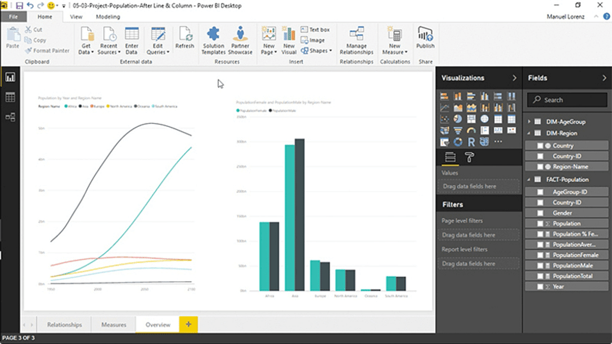 Power BI - Report View
