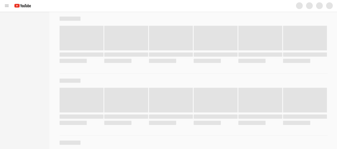 YouTube loading spinner