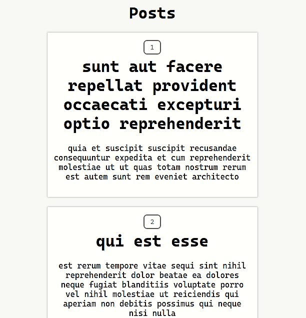 The final pagination example - with scrolling!