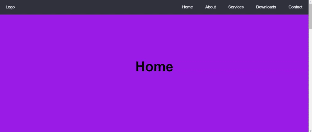 A basic web page is up and running