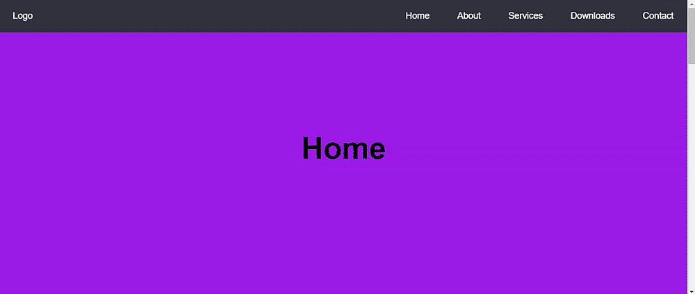 A basic web page is up and running